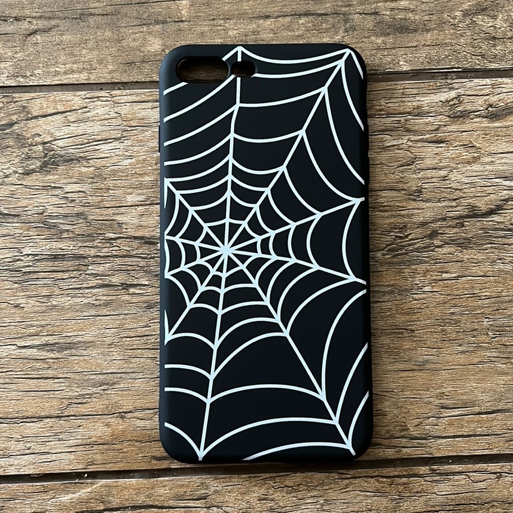 Black spiderweb iPhone 7/8 plus phone case